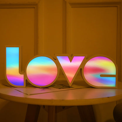 LED LOVE Light Decor Valentines Day Gift For Him Or Her