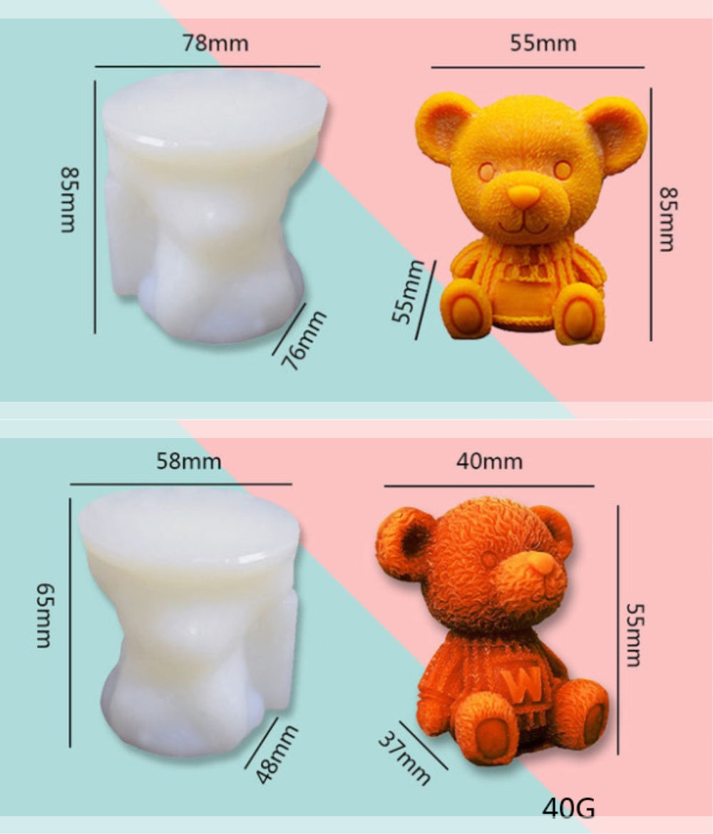 Bear ice cube mold