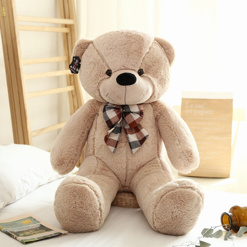 Large Bow Tie Plush Teddy Bear