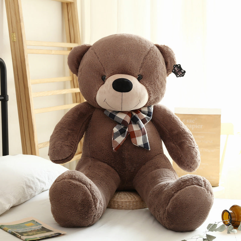 Large Bow Tie Plush Teddy Bear