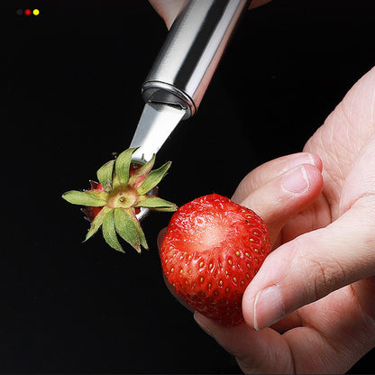 Stainless Steel Strawberry Stem Remover Creative Kitchen Gadgets