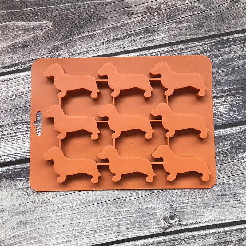 Doggy Shape Silicone Ice Mold