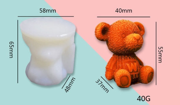 Bear ice cube mold