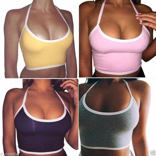 Halter Bralet Crop Top