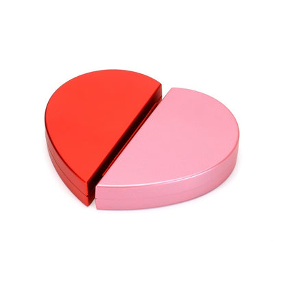 3D Love Box Heart-shaped Rose Flower Rotating Ring With Box For Valentines Day Gift