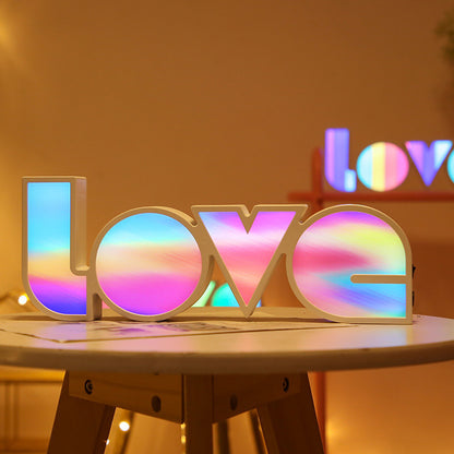 LED LOVE Light Decor Valentines Day Gift For Him Or Her