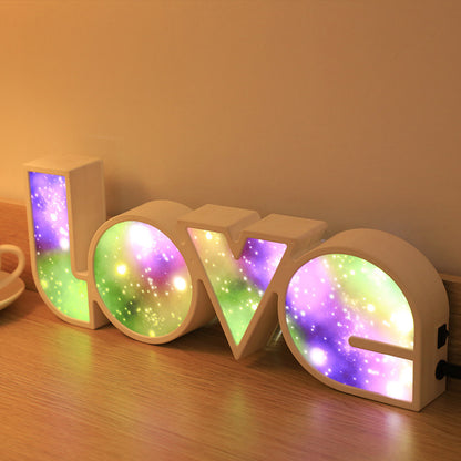 LED LOVE Light Decor Valentines Day Gift For Him Or Her