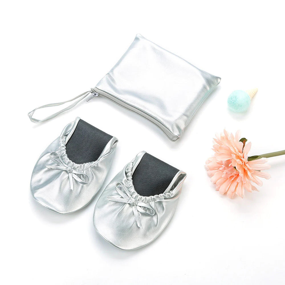 Women's Foldable Outdoor Flats with Travel Pouch