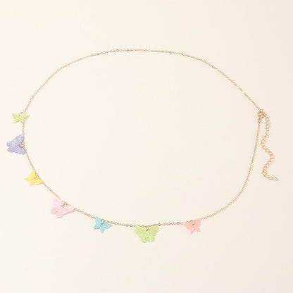 Creative Sequin Butterfly Waist Chain Simple And Versatile