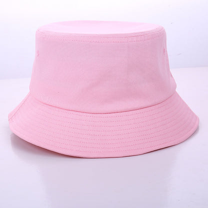 Embroidered Korean Casual Solid Color Sunhat