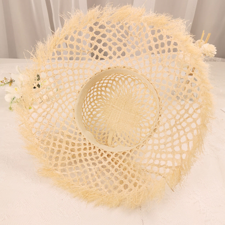 Trendy French Raffia Hat Vintage Style