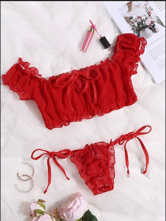 three-peice Lingerie Set