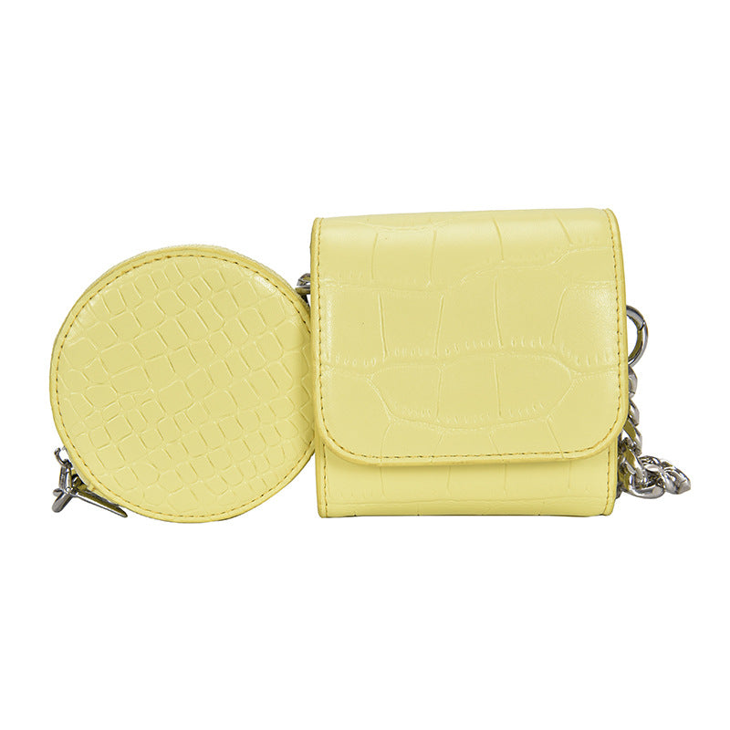 Round Chain Single Shoulder Diagonal Bag