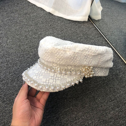 Fragrant Pearl Lace Cap