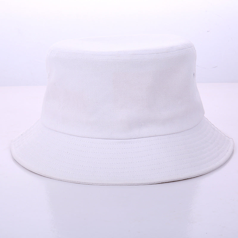 Embroidered Korean Casual Solid Color Sunhat