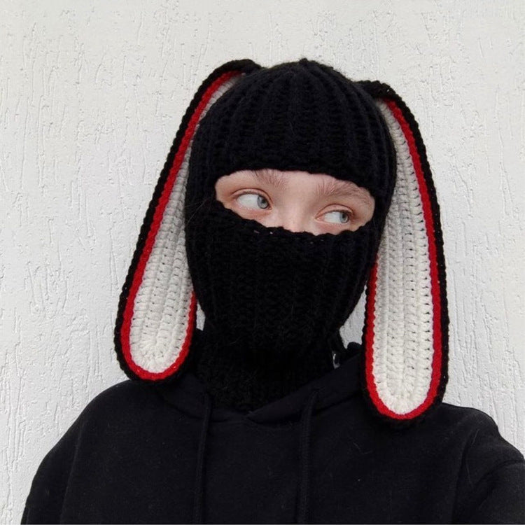 Cartoon Knitted Warm Ear Protection Woolen Hat