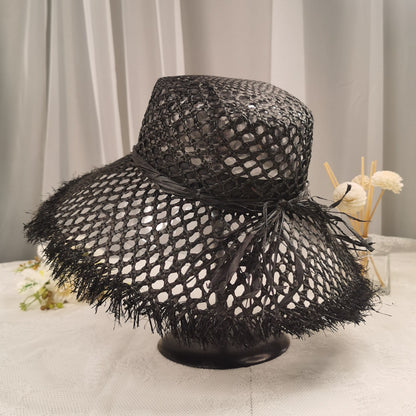 Trendy French Raffia Hat Vintage Style