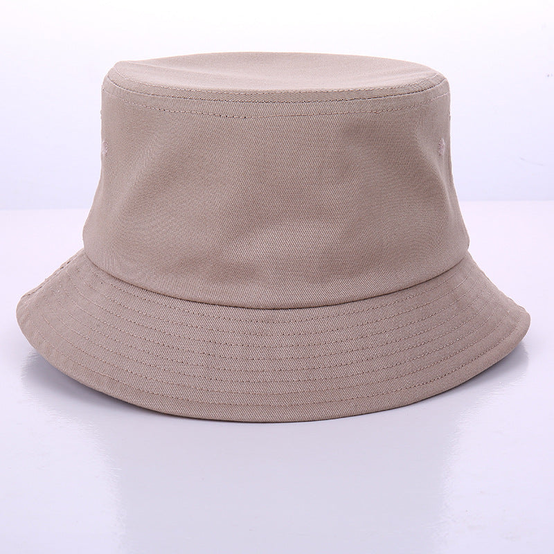 Embroidered Korean Casual Solid Color Sunhat