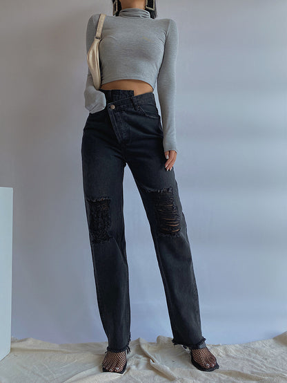 Slim Straight Loose Street Jeans