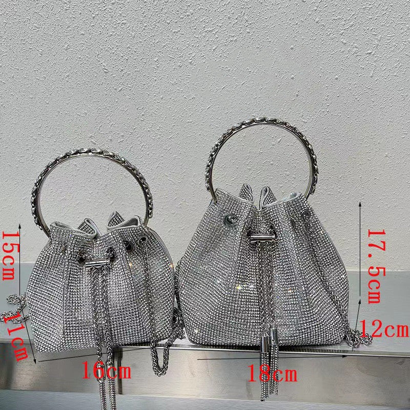 Sparkly Tassel Diamond Hand Bag