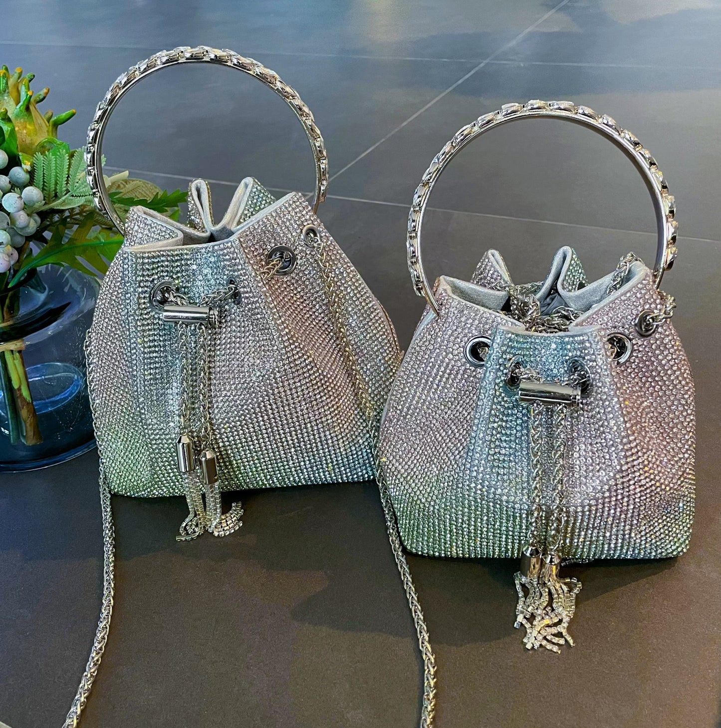 Sparkly Tassel Diamond Hand Bag