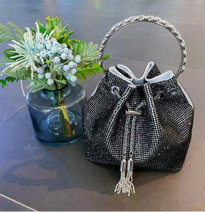 Sparkly Tassel Diamond Hand Bag