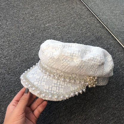 Fragrant Pearl Lace Cap