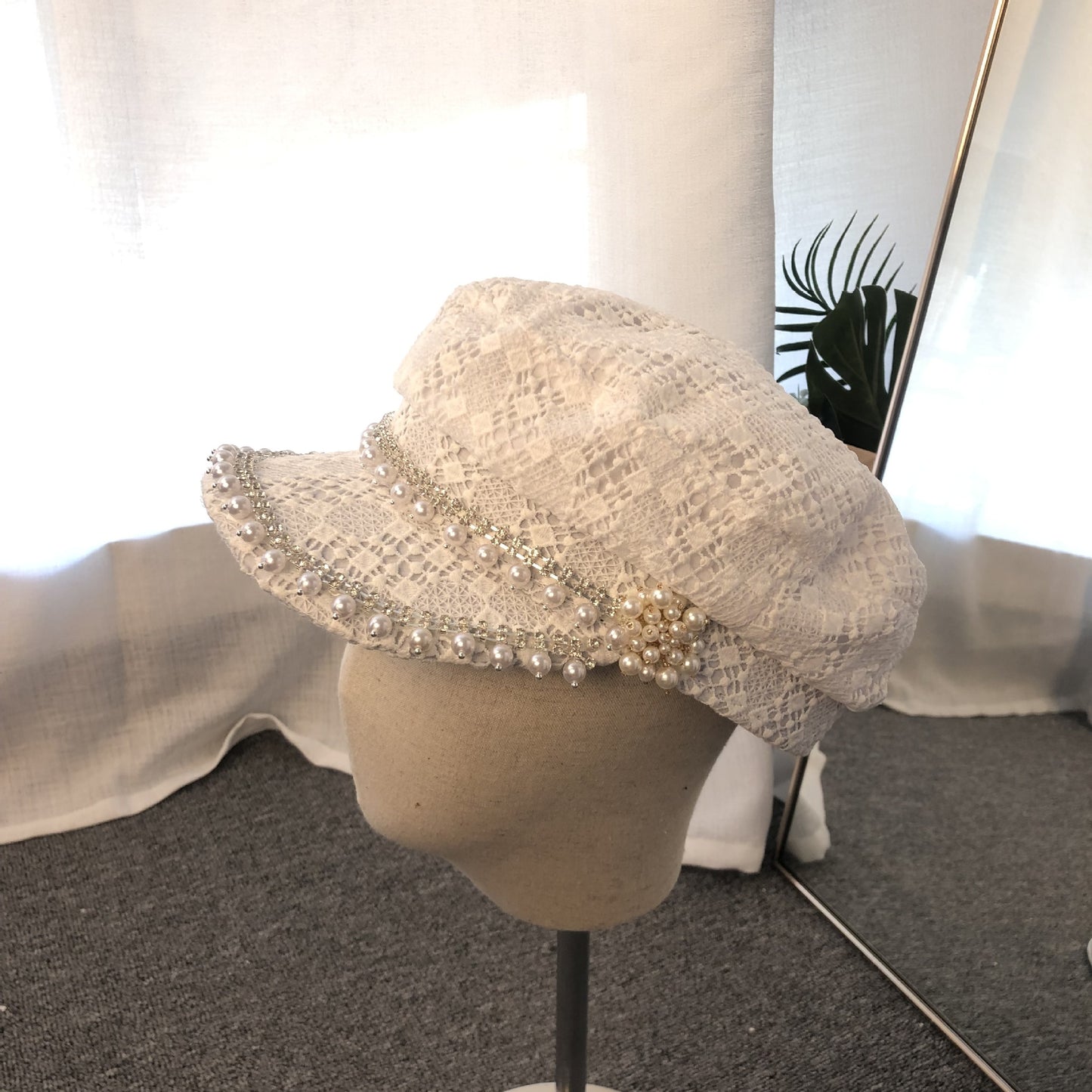 Fragrant Pearl Lace Cap