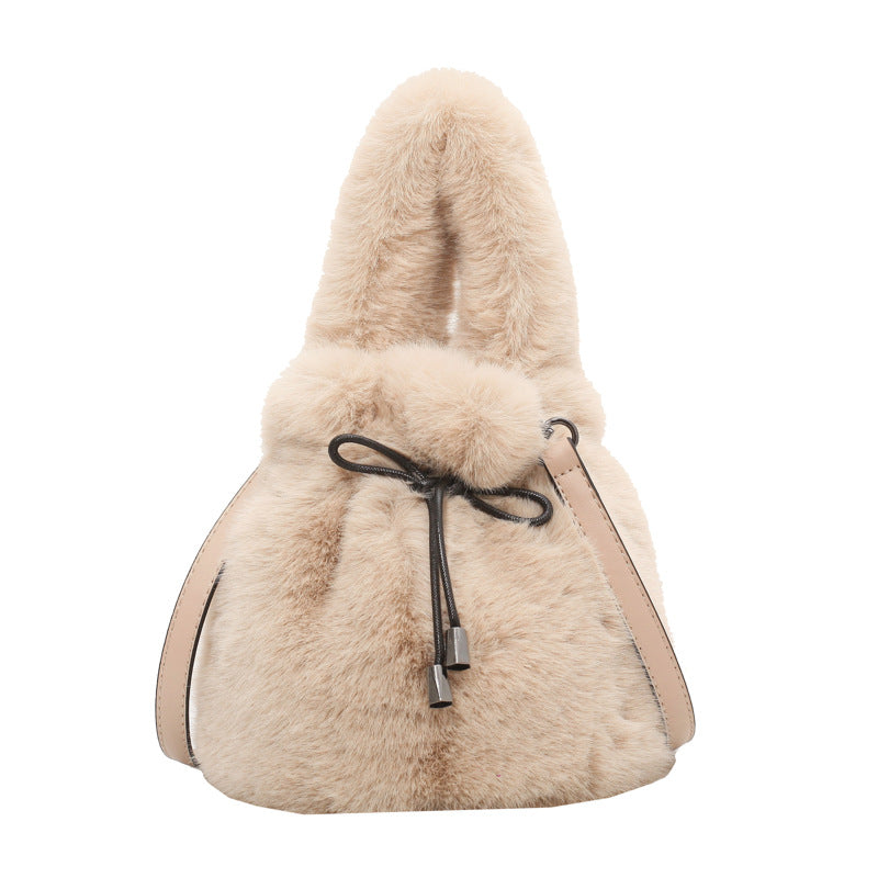 Cute Mink Mini Wrist Lantern Bag