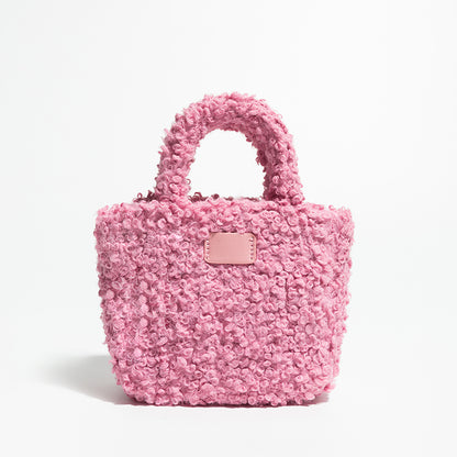 Women's Lamb Wool Small Square Bag