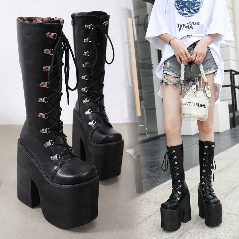 Nightclub Stage Catwalk Sky High-heeled Boots