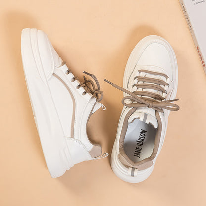 Leather Waterproof Stylish Spring Sneakers