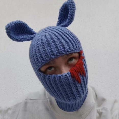 Cartoon Knitted Warm Ear Protection Woolen Hat