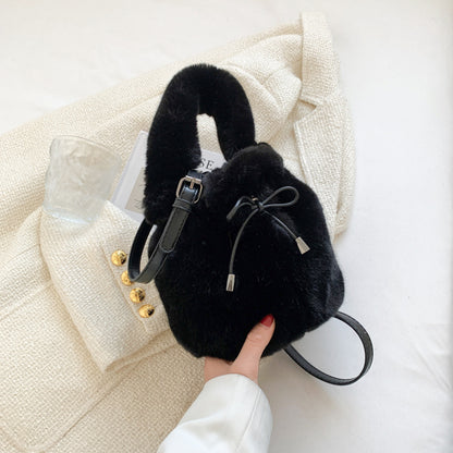 Cute Mink Mini Wrist Lantern Bag