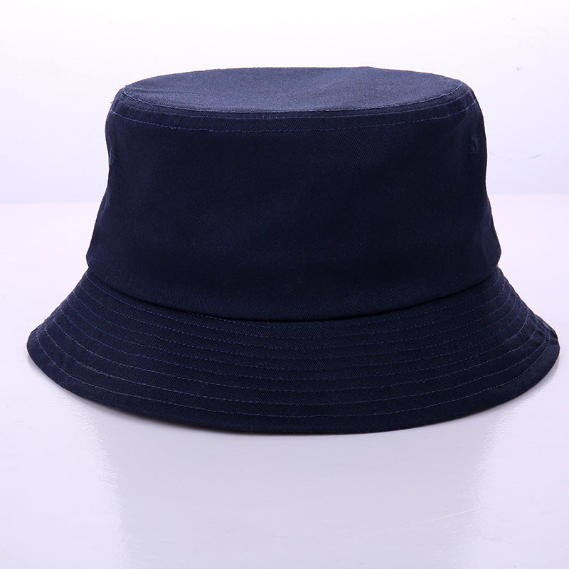 Embroidered Korean Casual Solid Color Sunhat